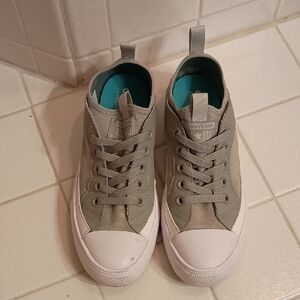 Converse Gray and White Women's Sneakers